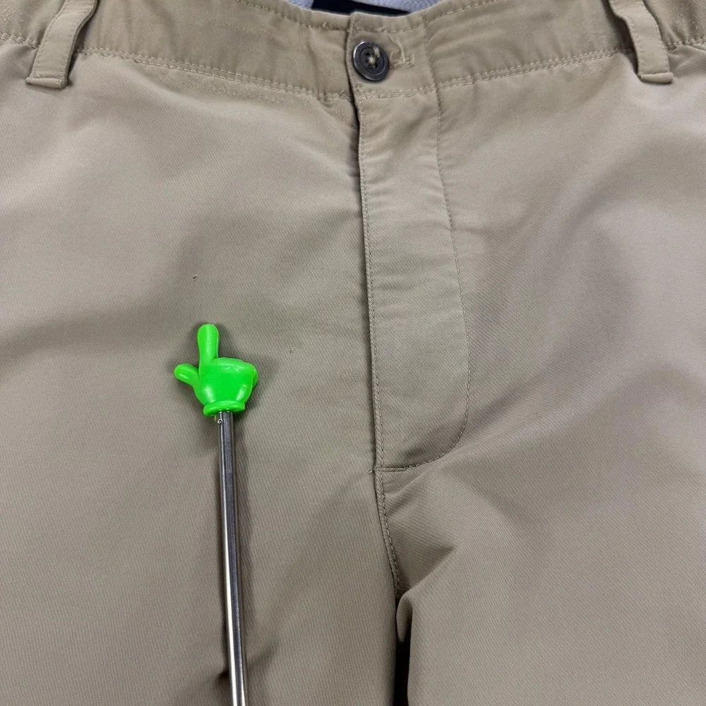 Under Armour Match Play Golf Pants Mens 40x32 Beige Stretch Loose Chino Preppy